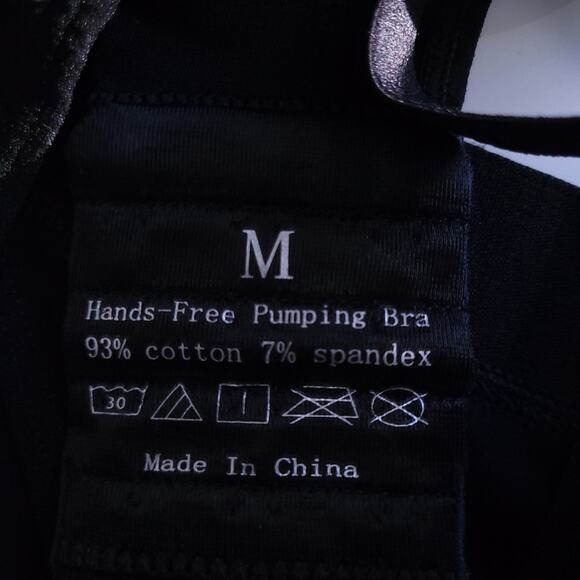 NEW Momcozy Hands Free Nursing Pumping Bra Medium Black Maternity Baby - Picture 3 of 4